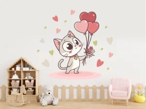 Cute Kitty Hearts