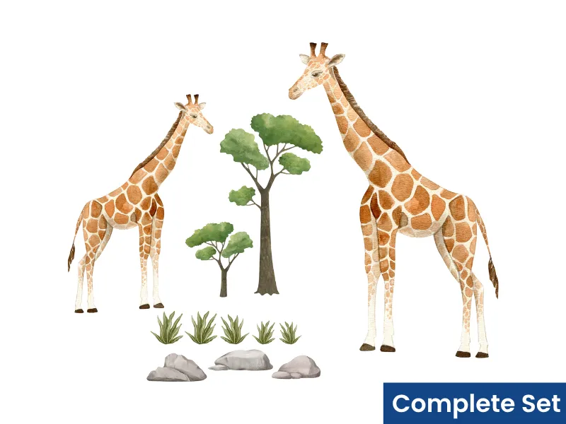 Playful Giraffe Friends - Image 4
