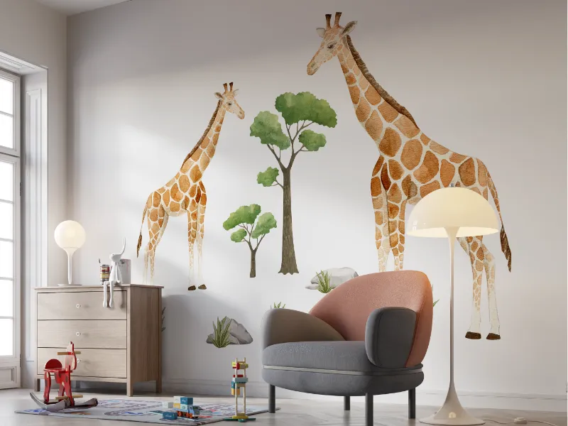 Playful Giraffe Friends - Image 2