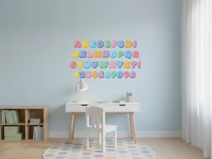Hello – Pastel Balloon Alphabet Wall Sticker