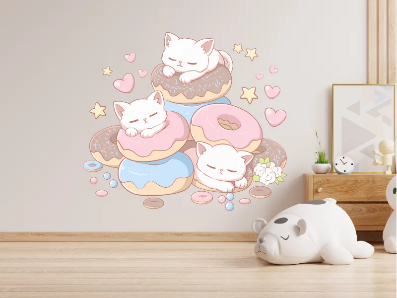 Sleepy Cats Donut Dream - Image 2