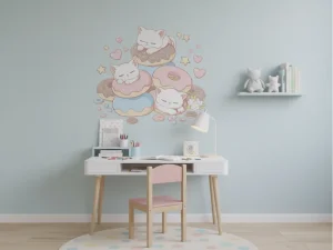 Sleepy Cats Donut Dream