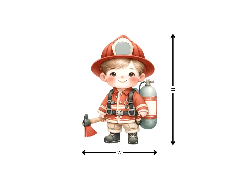 Cute Fire Station Wallpaper Sticker - Image 10