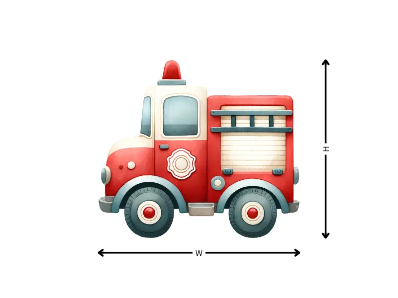 Cute Fire Station Wallpaper Sticker - Image 7