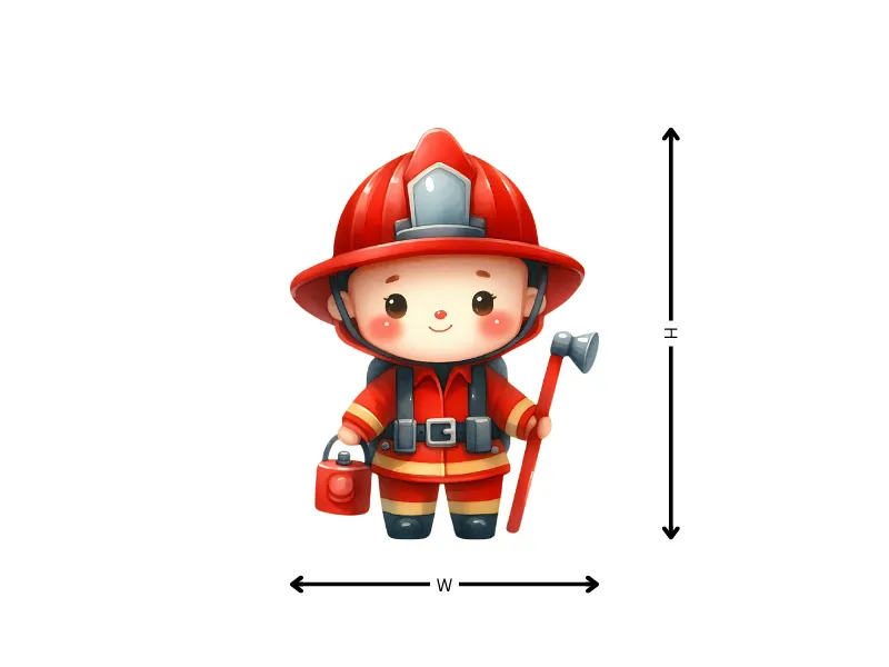 Cute Fire Truck and Little Firefighters - Image 17