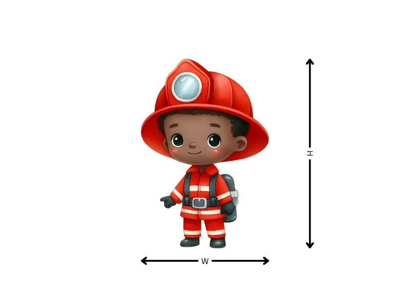 Cute Fire Truck and Little Firefighters - Image 16