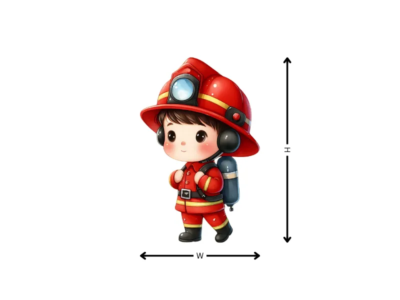 Cute Fire Truck and Little Firefighters - Image 14