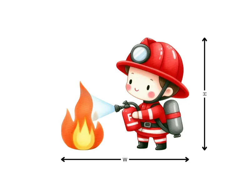 Cute Fire Truck and Little Firefighters - Image 12
