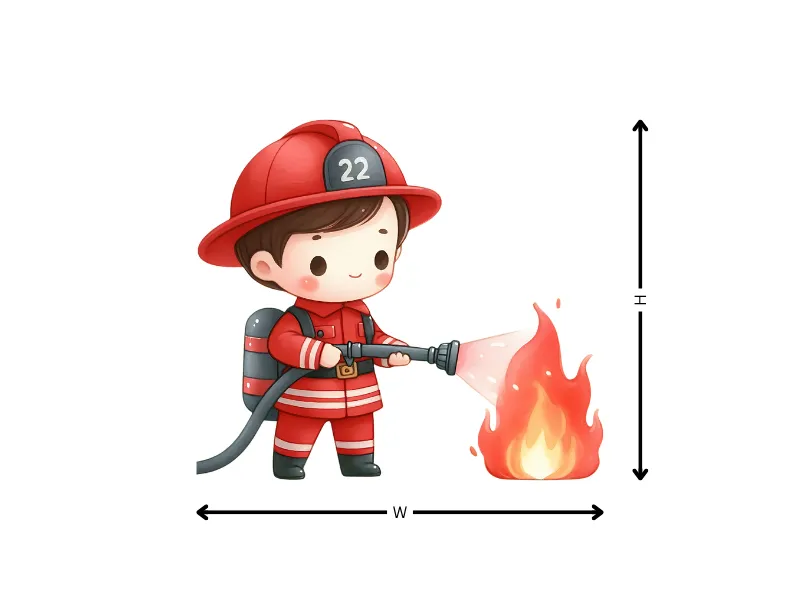 Cute Fire Truck and Little Firefighters - Image 11