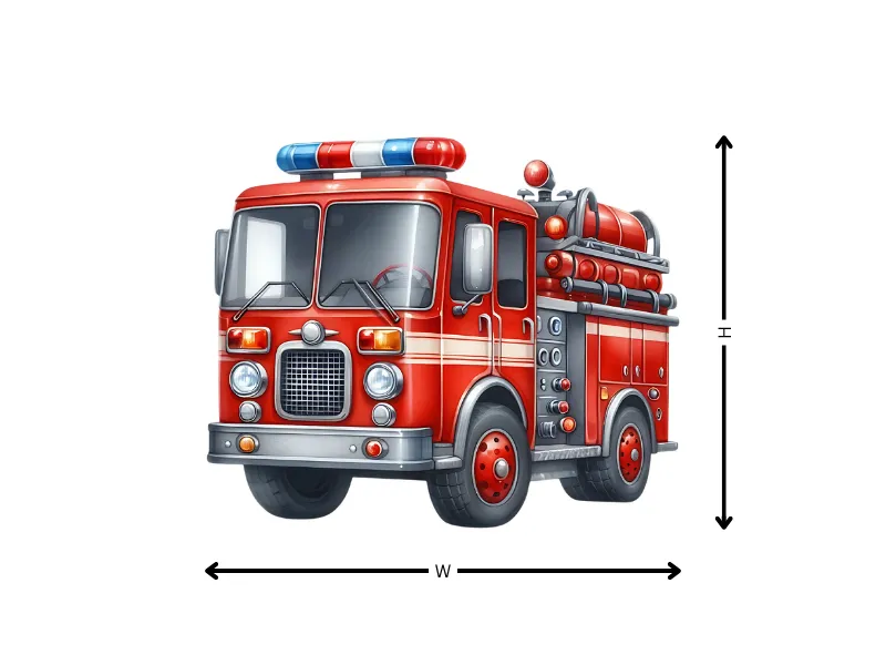 Cute Fire Truck and Little Firefighters - Image 10