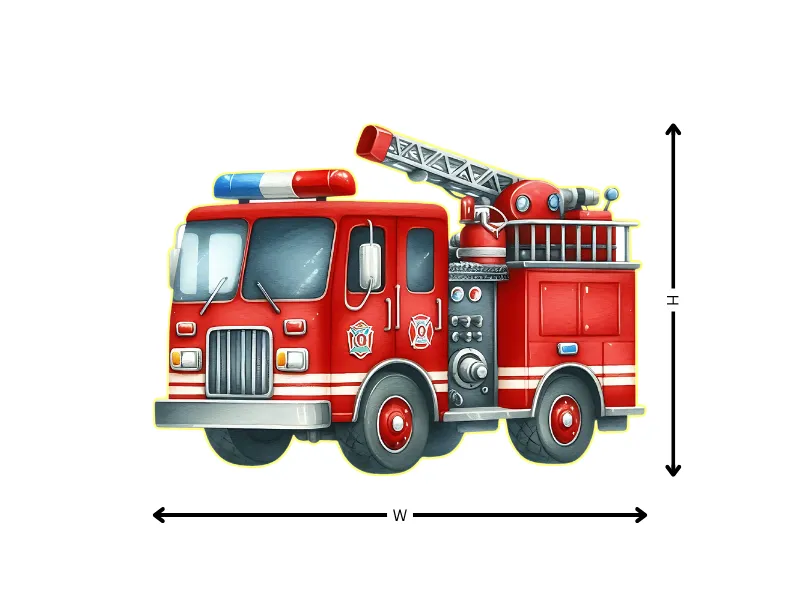 Cute Fire Truck and Little Firefighters - Image 9