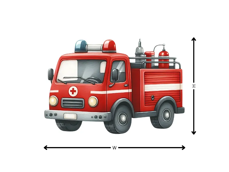 Cute Fire Truck and Little Firefighters - Image 8