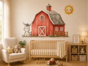 Farm Animal Nursery Wall Decal