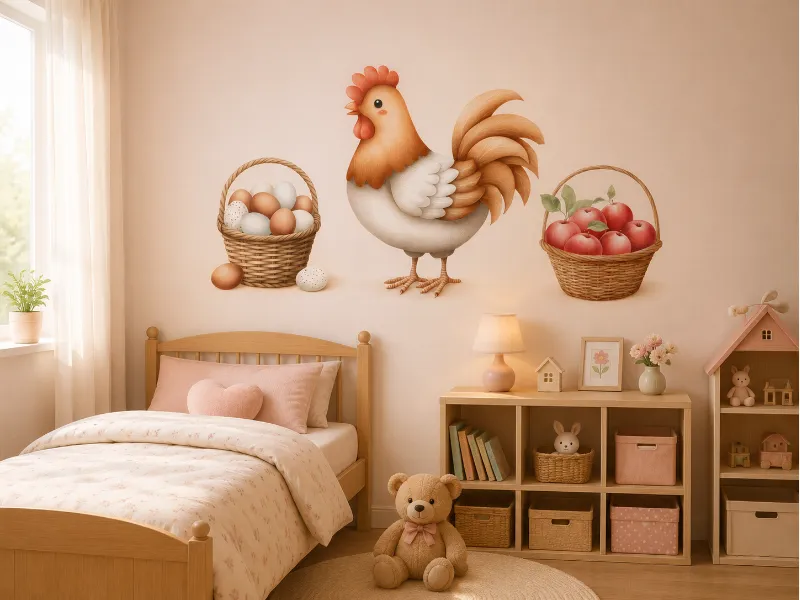 Farm Animal Nursery Wall Decal - Image 2