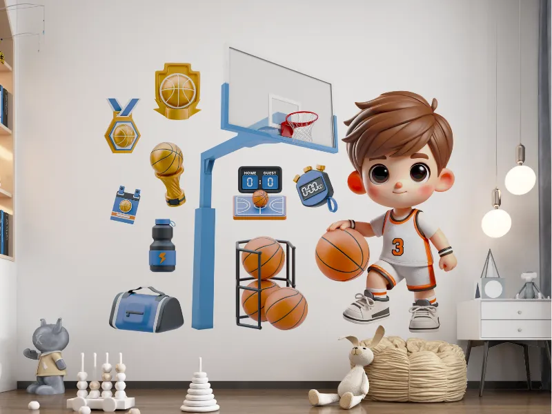 Cute Little Basketball Player - Image 3