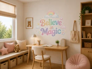 Believe in Magic Inspirational Wallpaper