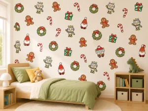 Cute Christmas Wallpaper Sticker