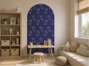 Cat Pattern Arch Wall Sticker