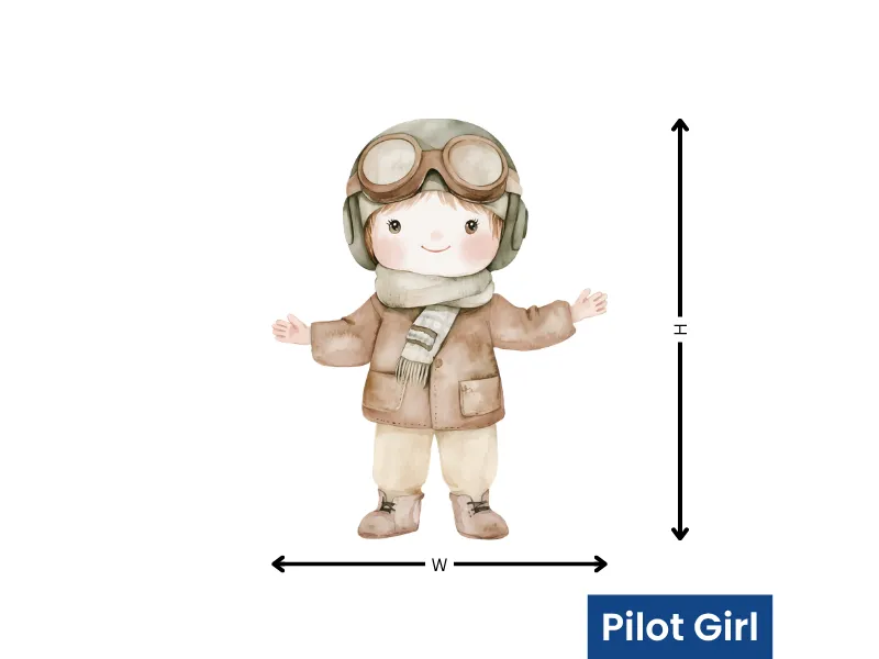 Little Aviation Dreamers Watercolor Wall Decals - Image 12