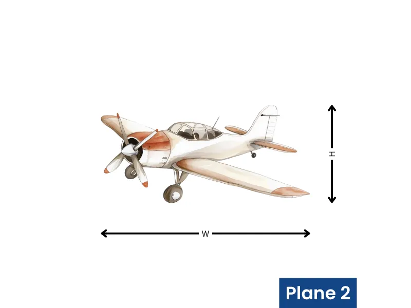 Little Aviation Dreamers Watercolor Wall Decals - Image 9