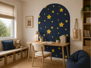 Star Pattern Arch Wall Sticker
